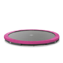 EXIT Silhouette inground sports trampoline ø427cm - roze