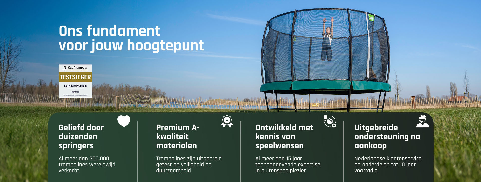 Trampoline kopen? | Ruime keuze