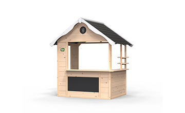 Houten speelhuisje