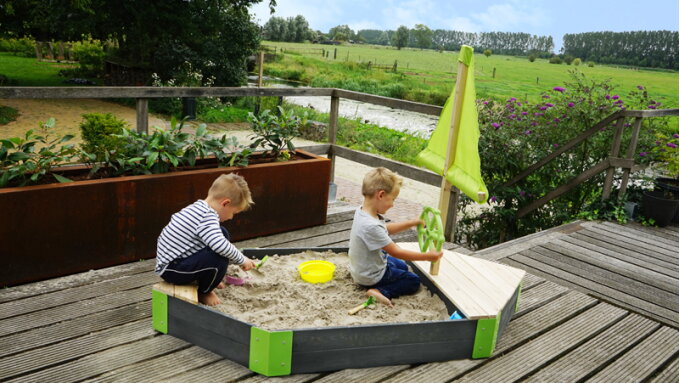 Zes speelideeën voor in de zandbak