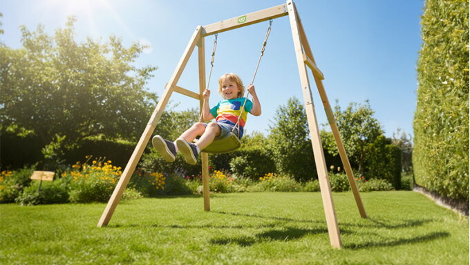 Van baby tot durfal schommelplezier: voor alle wensen een EXIT Silvi schommel