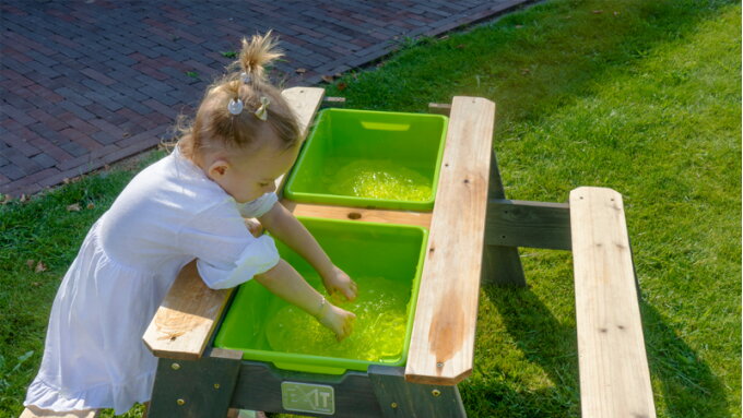 Speeltips voor in de zand- en watertafel van EXIT Toys