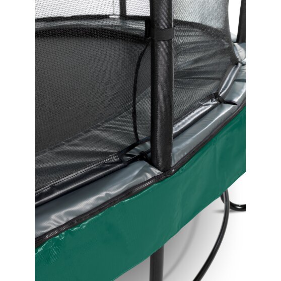 EXIT Elegant Premium trampoline ø366cm met Deluxe veiligheidsnet - groen