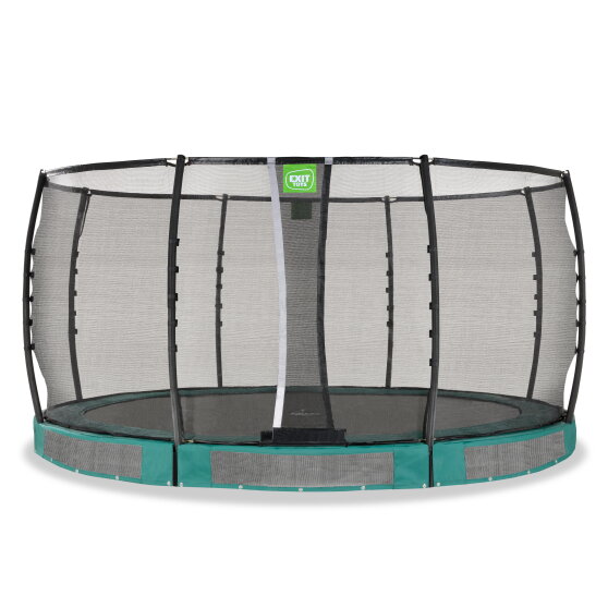 EXIT Allure Premium inground trampoline ø427cm - groen