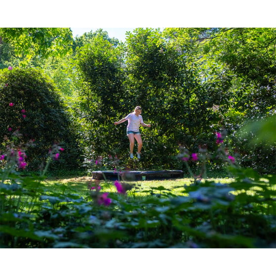 EXIT Silhouette inground sports trampoline ø305cm - zwart