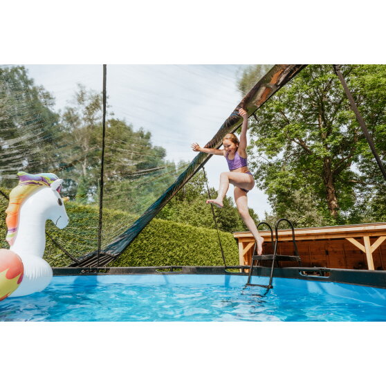EXIT zwembad overkapping ECO ø427cm - ook voor Intex/Bestway - universeel