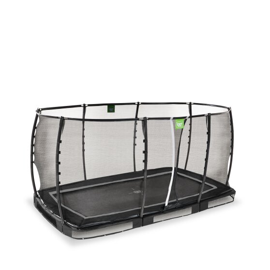 EXIT Allure Premium inground trampoline 244x427cm - zwart