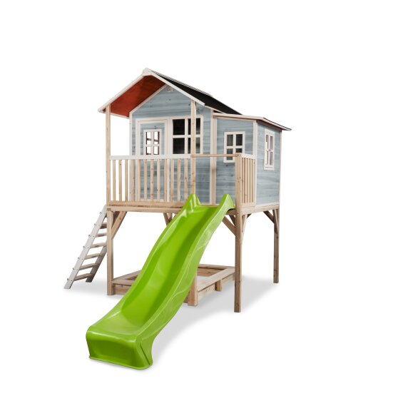 EXIT Loft 750 houten speelhuis - blauw