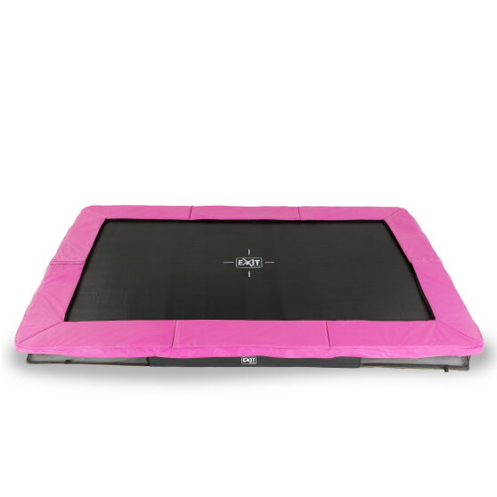 EXIT Silhouette inground sports trampoline 244x366cm - roze