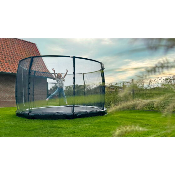 EXIT Allure Premium inground trampoline &oslash;366cm - zwart