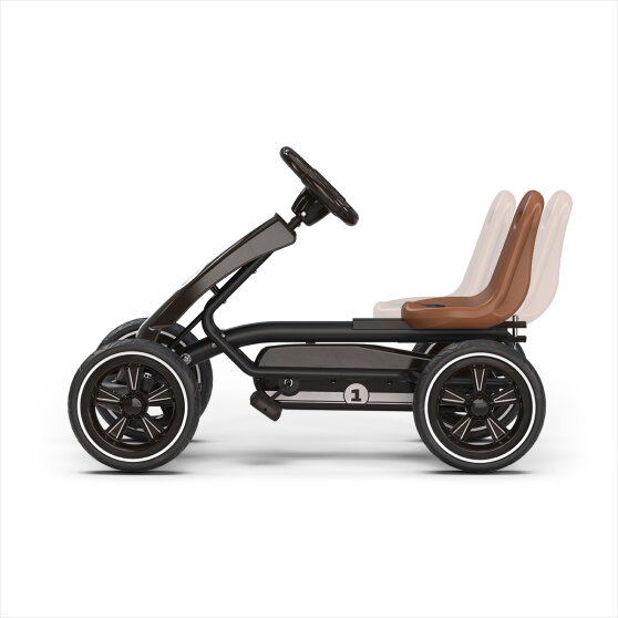 EXIT Foxy skelter met aanhangwagen voor kinderen zwart | vanaf 2 jaar