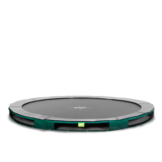 EXIT Elegant inground sports trampoline ø427cm - groen