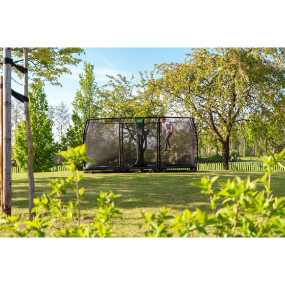 EXIT Allure Classic inground trampoline 244x427cm - groen