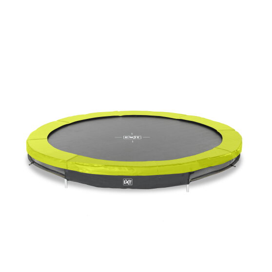EXIT Silhouette inground sports trampoline ø305cm - groen