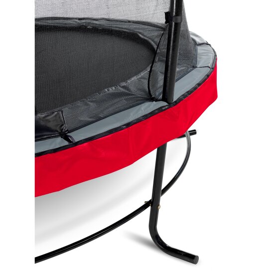 EXIT Elegant trampoline ø253cm met Economy veiligheidsnet - rood