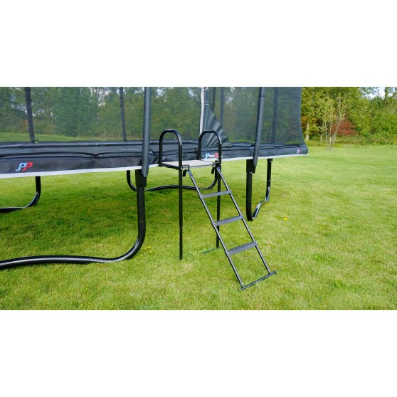 EXIT trampoline platform met ladder voor framehoogte van 95-110cm