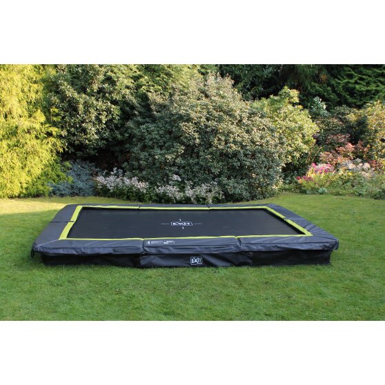 EXIT Silhouette inground trampoline 214x305cm - zwart