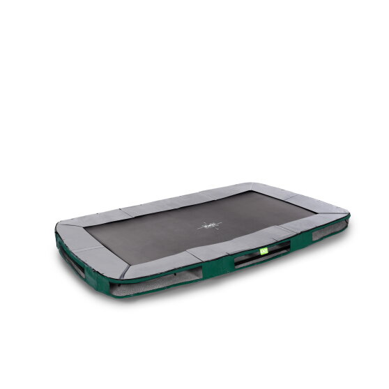 EXIT Elegant Inground Trampoline 244x427cm - Groen