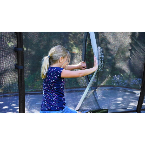EXIT Elegant Premium trampoline complete set 214x366cm - groen