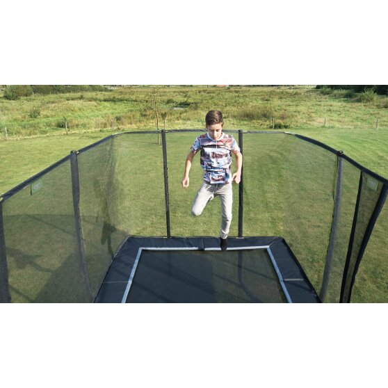 EXIT PeakPro trampoline 244x427cm - zwart