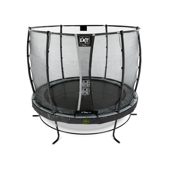 EXIT Elegant Premium trampoline ø253cm met Deluxe veiligheidsnet - zwart