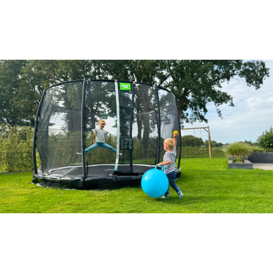 EXIT Allure Premium inground trampoline &oslash;366cm - zwart