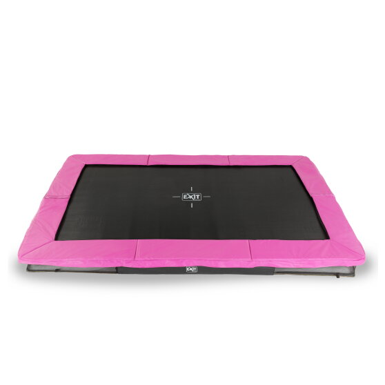 EXIT Silhouette inground sports trampoline 214x305cm - roze