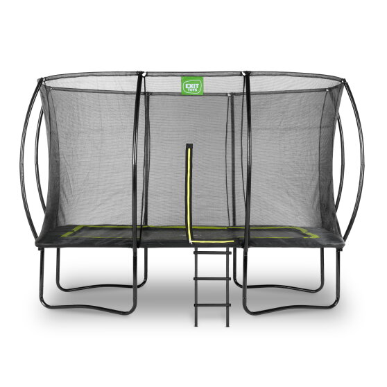 EXIT Silhouette trampoline 244x366cm met ladder - zwart