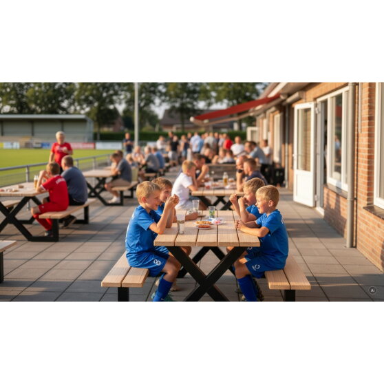 EXIT 6-persoons douglashouten picknicktafel X-200