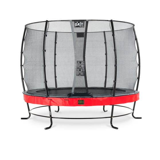 08.10.10.80-exit-elegant-premium-trampoline-o305cm-met-economy-veiligheidsnet-rood