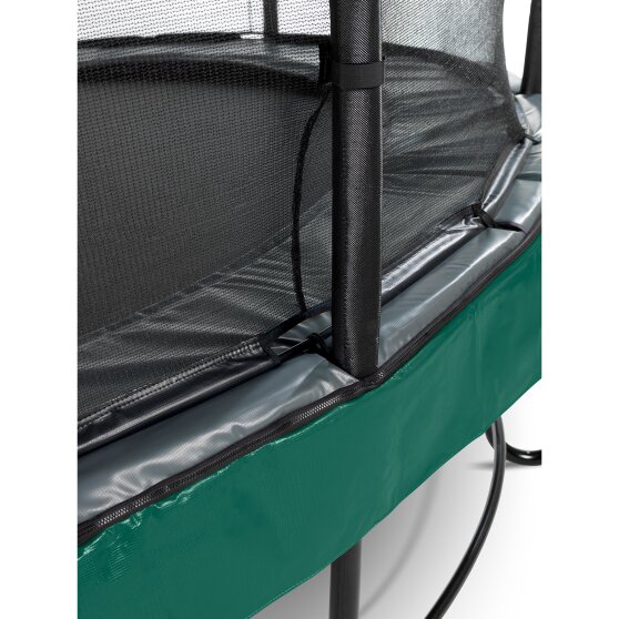 EXIT Elegant Premium trampoline ø305cm met Deluxe veiligheidsnet - groen