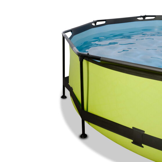 EXIT Lime zwembad &oslash;360x76cm met filterpomp - groen