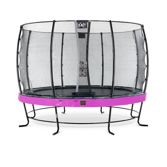 08.10.12.90-exit-elegant-premium-trampoline-o366cm-met-economy-veiligheidsnet-paars