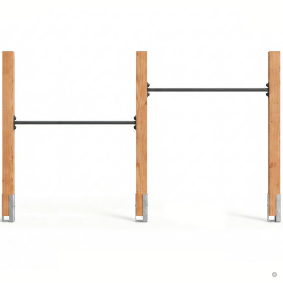 EXIT Linea Robust 110 dubbel houten duikelrek