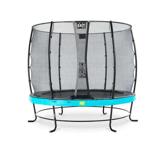 EXIT Elegant trampoline ø253cm met Economy veiligheidsnet - blauw