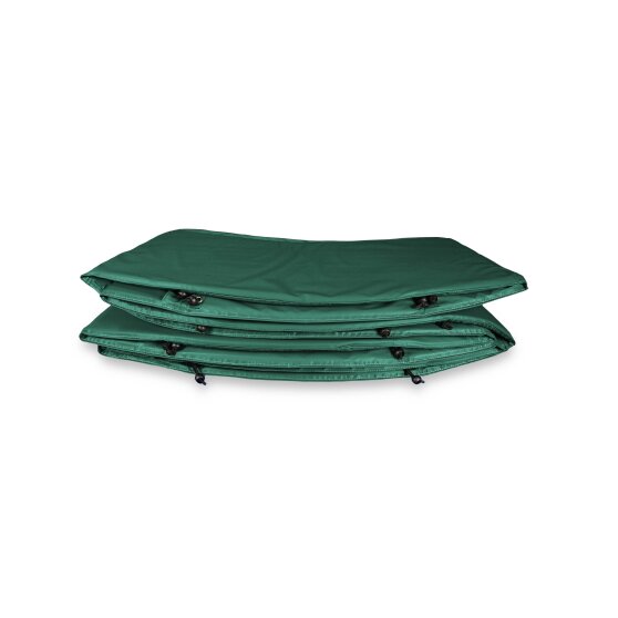 EXIT beschermrand InTerra groundlevel trampoline 214x366cm - groen