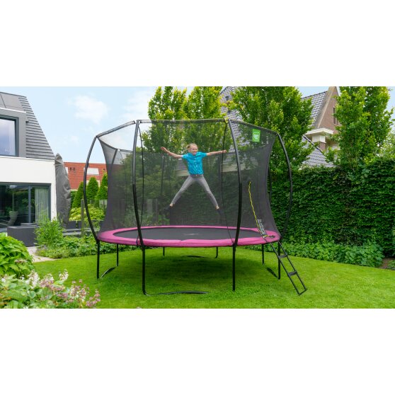 EXIT Silhouette trampoline ø244cm - roze