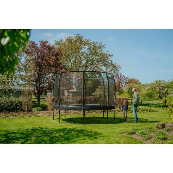 EXIT Allure Premium trampoline ø427cm - zwart