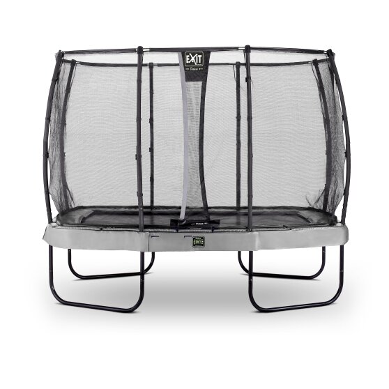 EXIT Elegant Premium trampoline 214x366cm met Deluxe veiligheidsnet - grijs