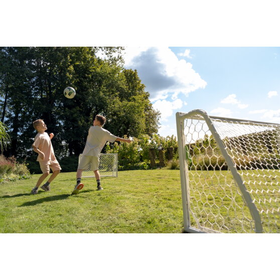 EXIT Scala aluminium voetbaldoel 120x80cm - wit
