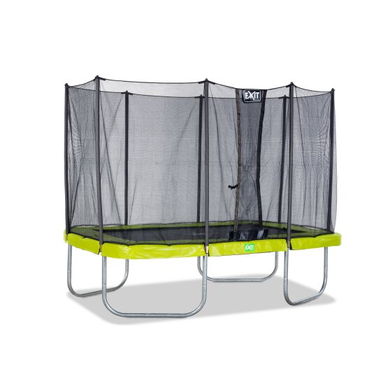 EXIT Twist trampoline 214x305cm - groen/grijs