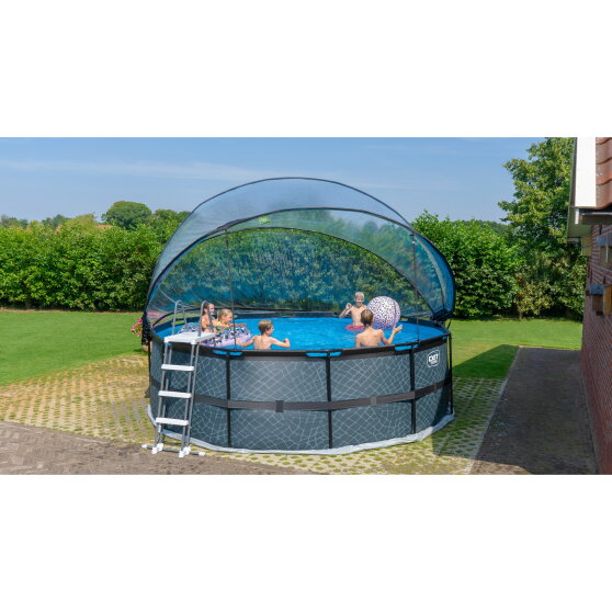 EXIT zwembad overkapping ø450cm - ook voor Intex/Bestway - universeel