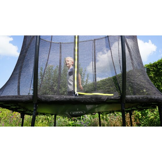 EXIT Silhouette trampoline 153x214cm met ladder - zwart