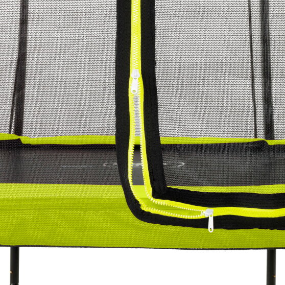 EXIT Silhouette trampoline ø427cm - groen + gratis accessoire set