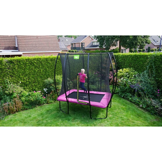 EXIT Silhouette trampoline 153x214cm - roze