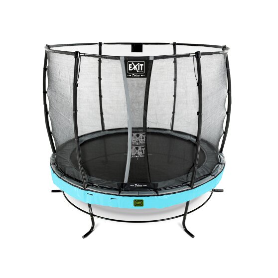 EXIT Elegant Premium trampoline ø253cm met Deluxe veiligheidsnet - blauw