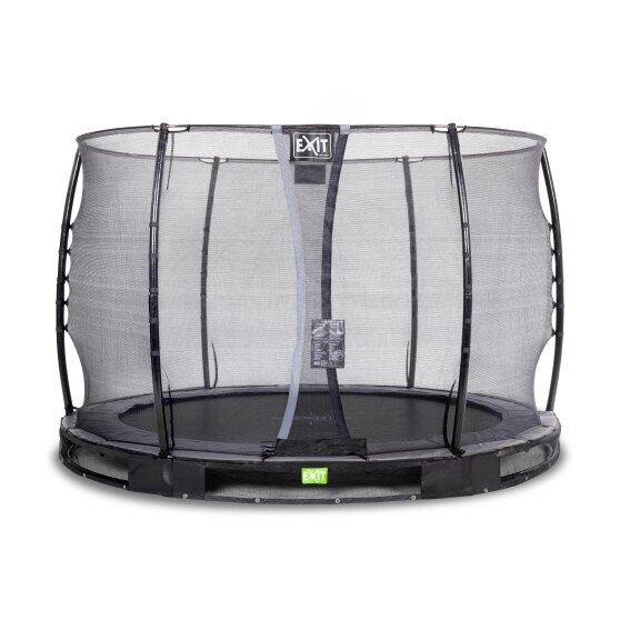 EXIT Elegant inground trampoline ø305cm met Economy veiligheidsnet - zwart