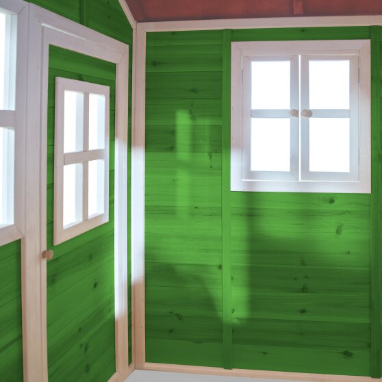 EXIT Loft 100 houten speelhuis - groen