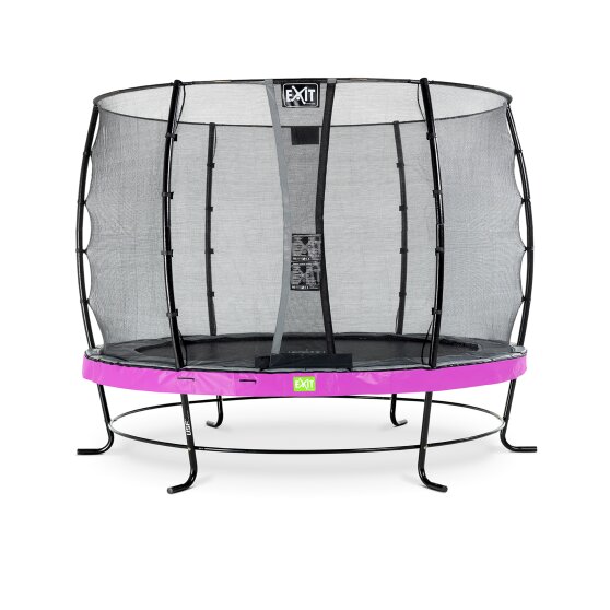 EXIT Elegant trampoline ø305cm met Economy veiligheidsnet - paars