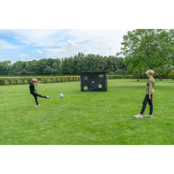EXIT Coppa stalen voetbaldoel 220x170cm - zwart
